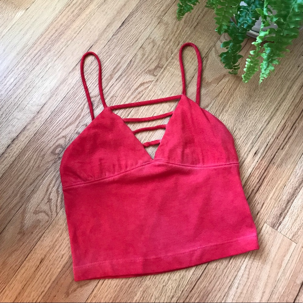 Red Crop Tank!
